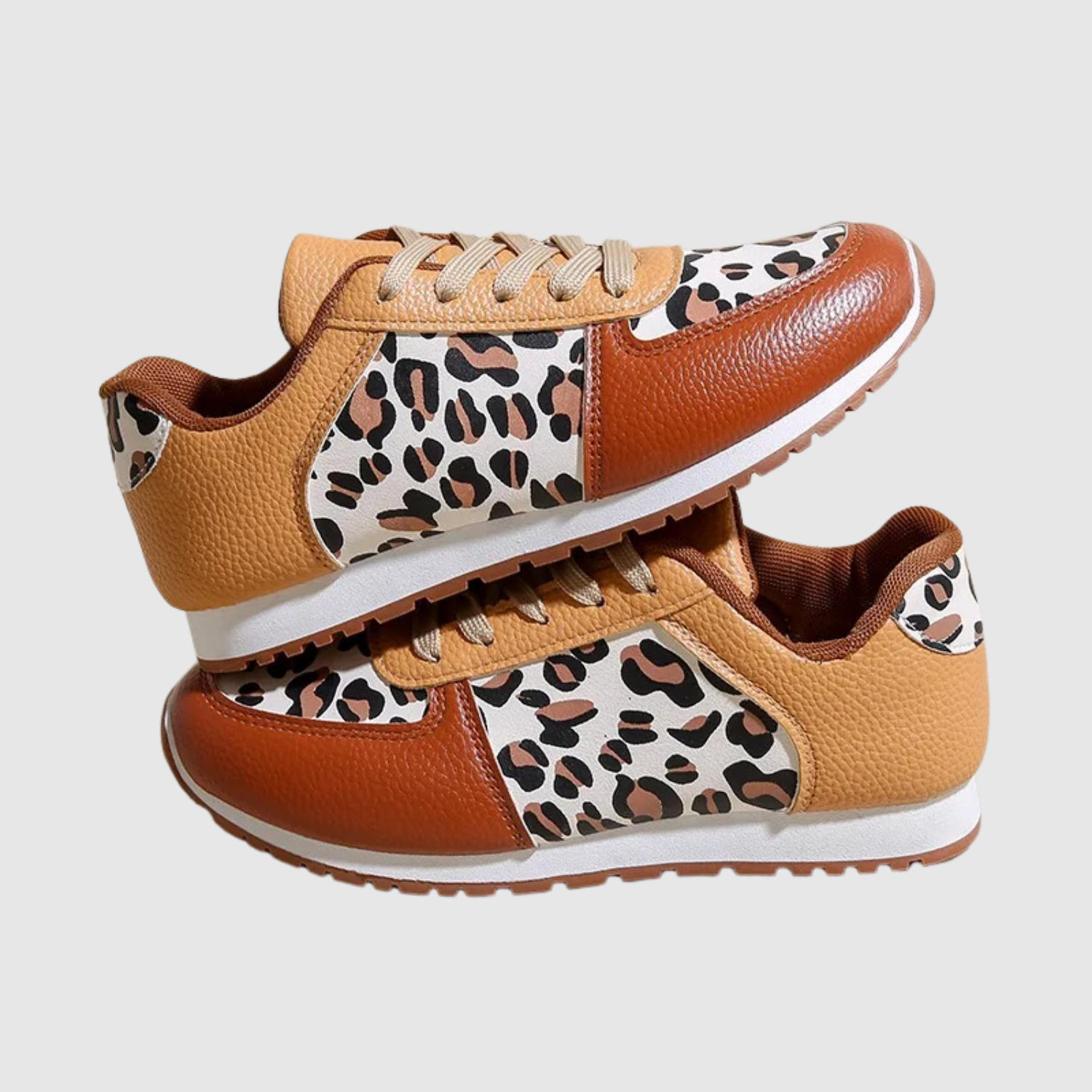 Rita – Tenisówki z lampasami w panterkę