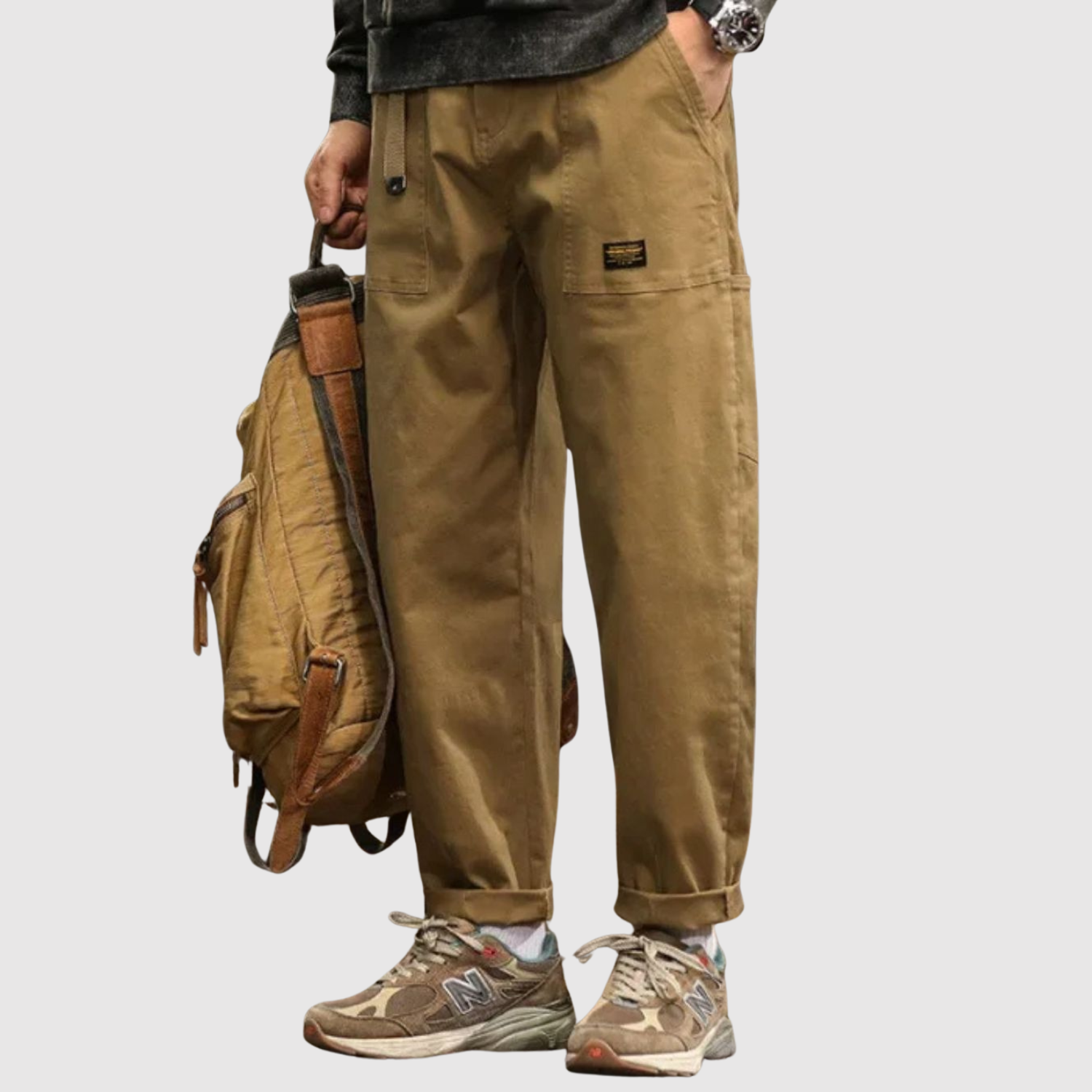 Leo - Spodnie cargo o wojskowym wyglądzie