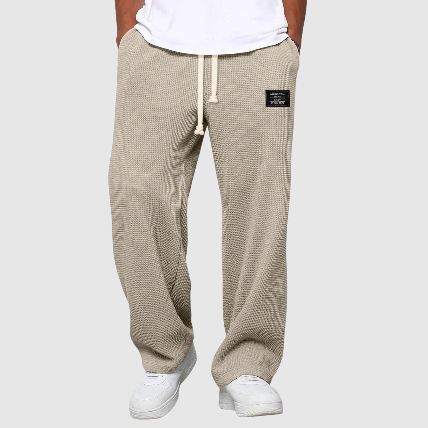 Denis - Męskie codzienne spodnie o szerokim kroju