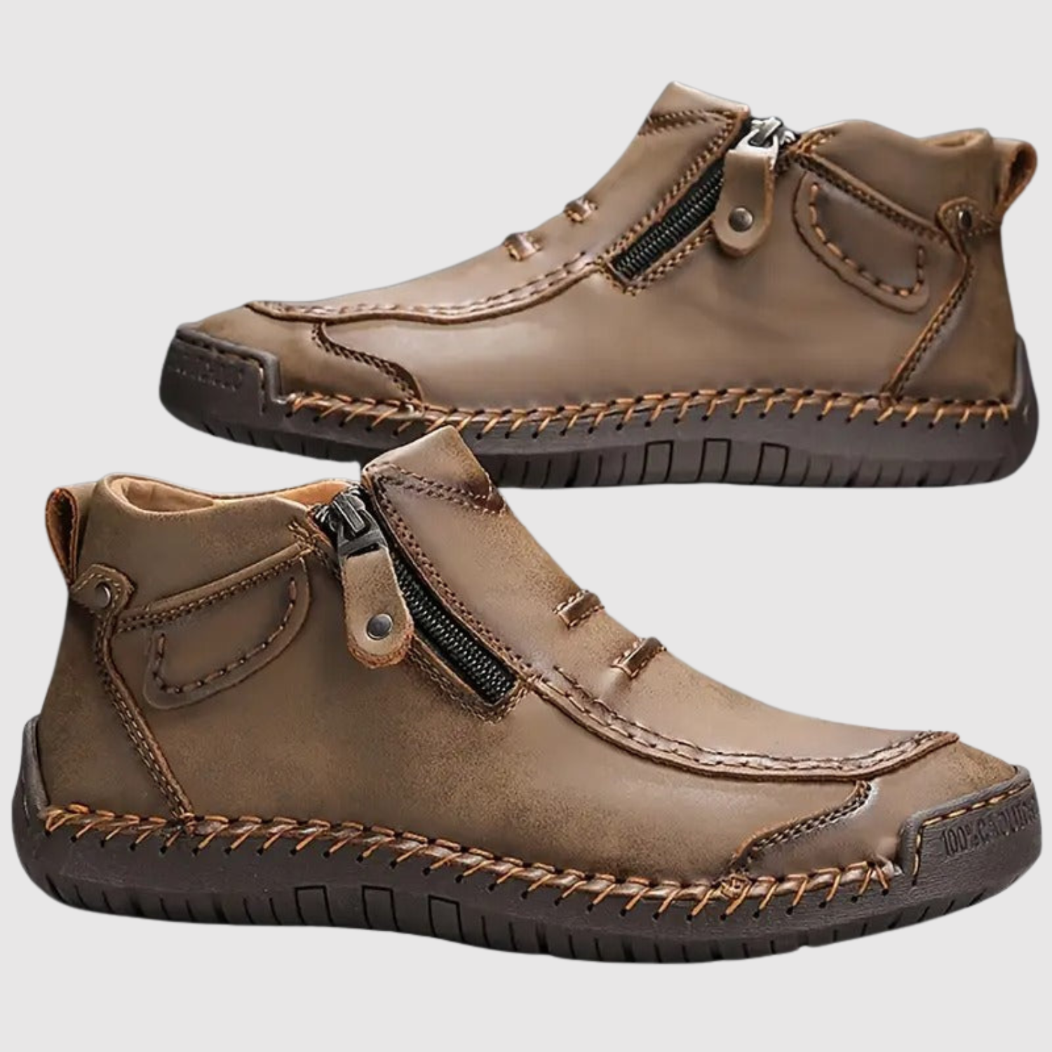 Oskar - Wygodne męskie buty z zamkiem