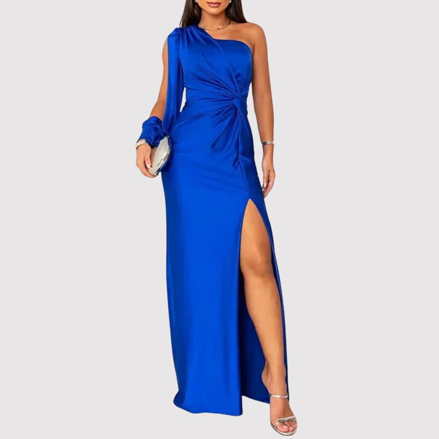 Eliška - Elegancka asymetryczna sukienka wieczorowa