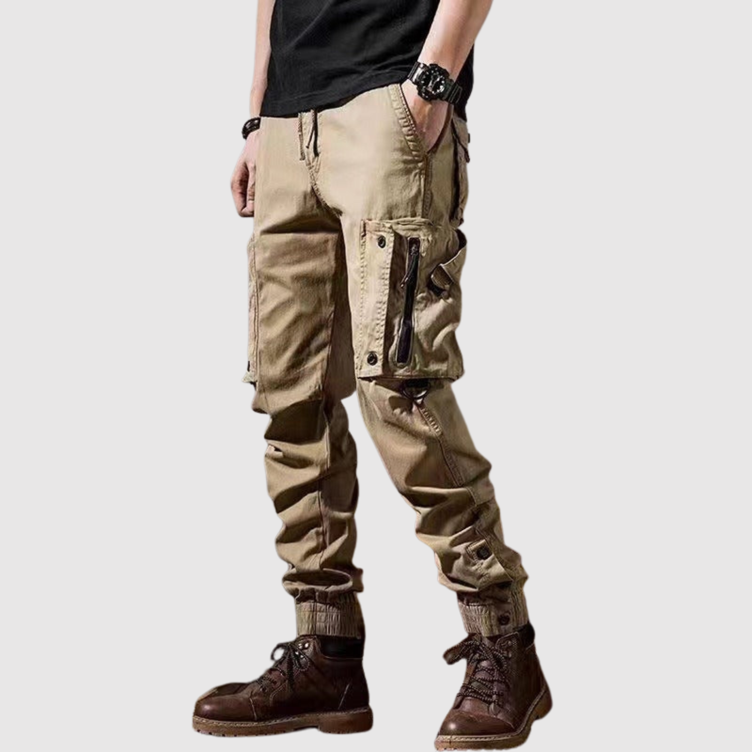 Leo – Spodnie cargo w stylu militarnym