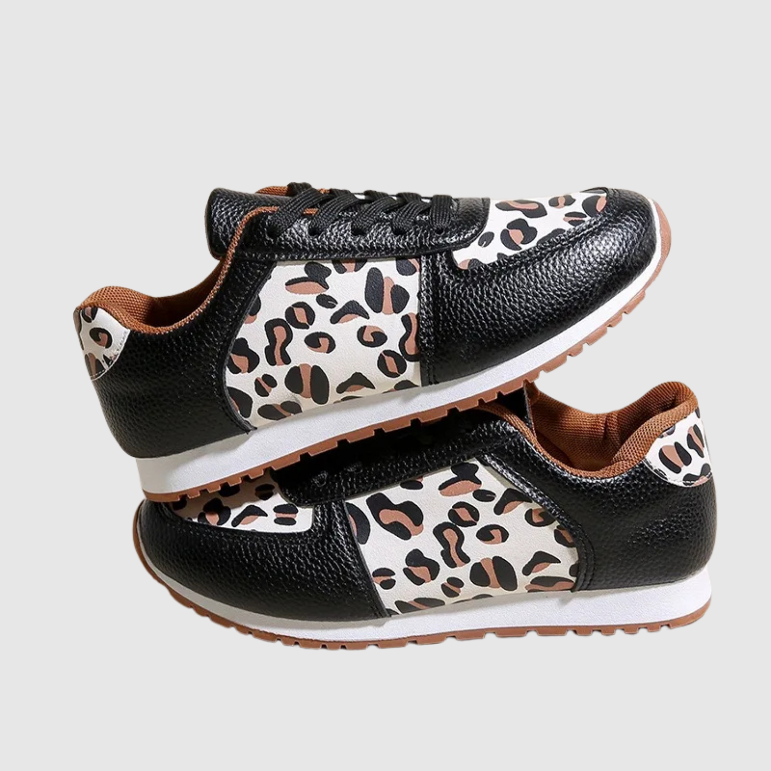 Rita – Tenisówki z lampasami w panterkę