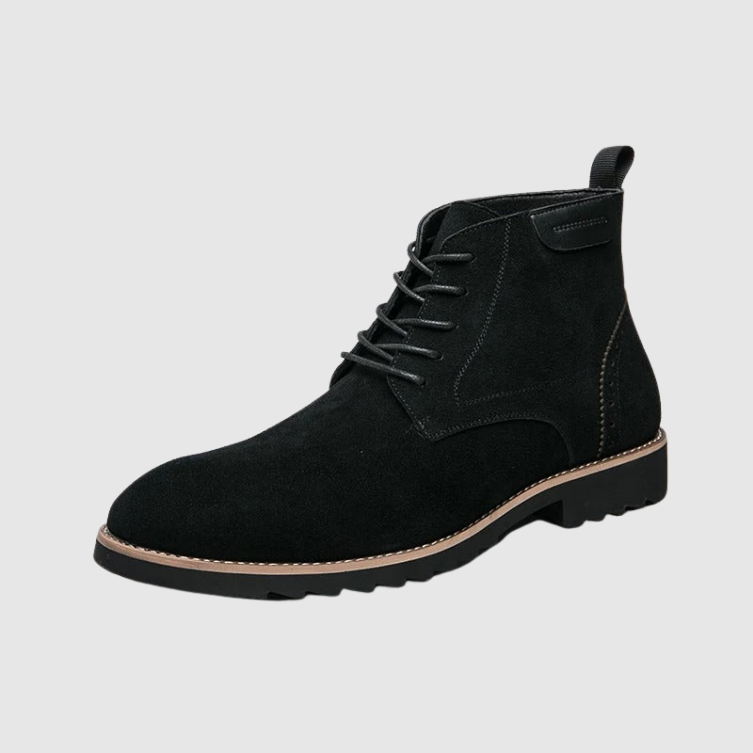 Radim – Skórzane buty z sznurowaniem z zamszu