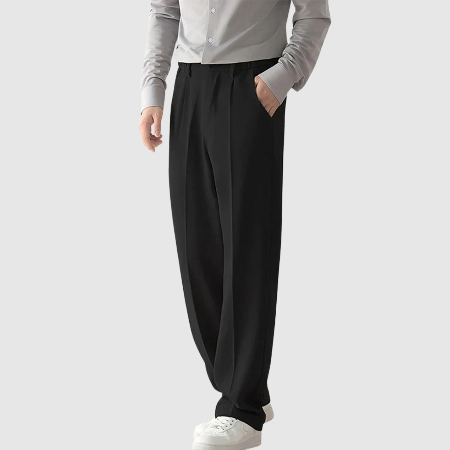 Leo – Luźne spodnie z lekkiego materiału