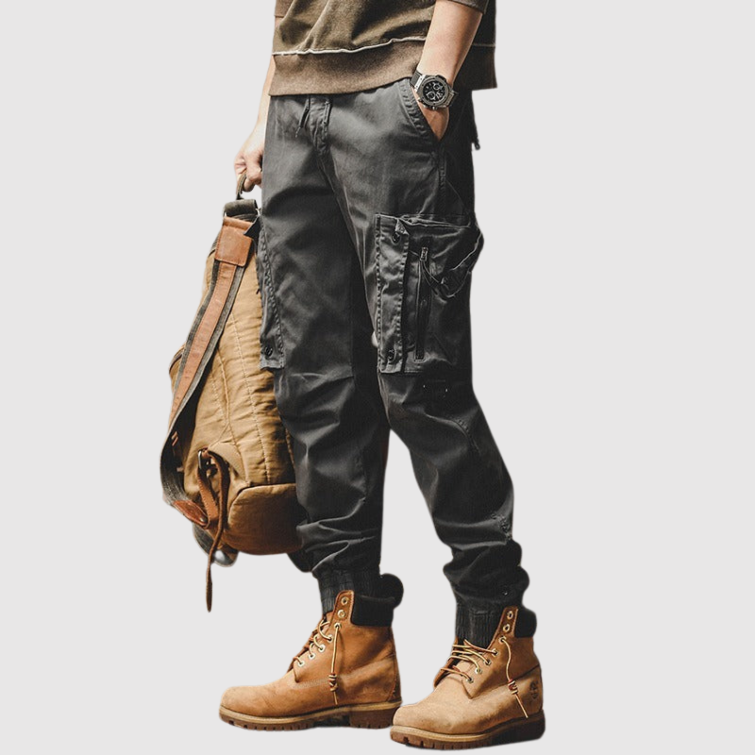 Leo – Spodnie cargo w stylu militarnym