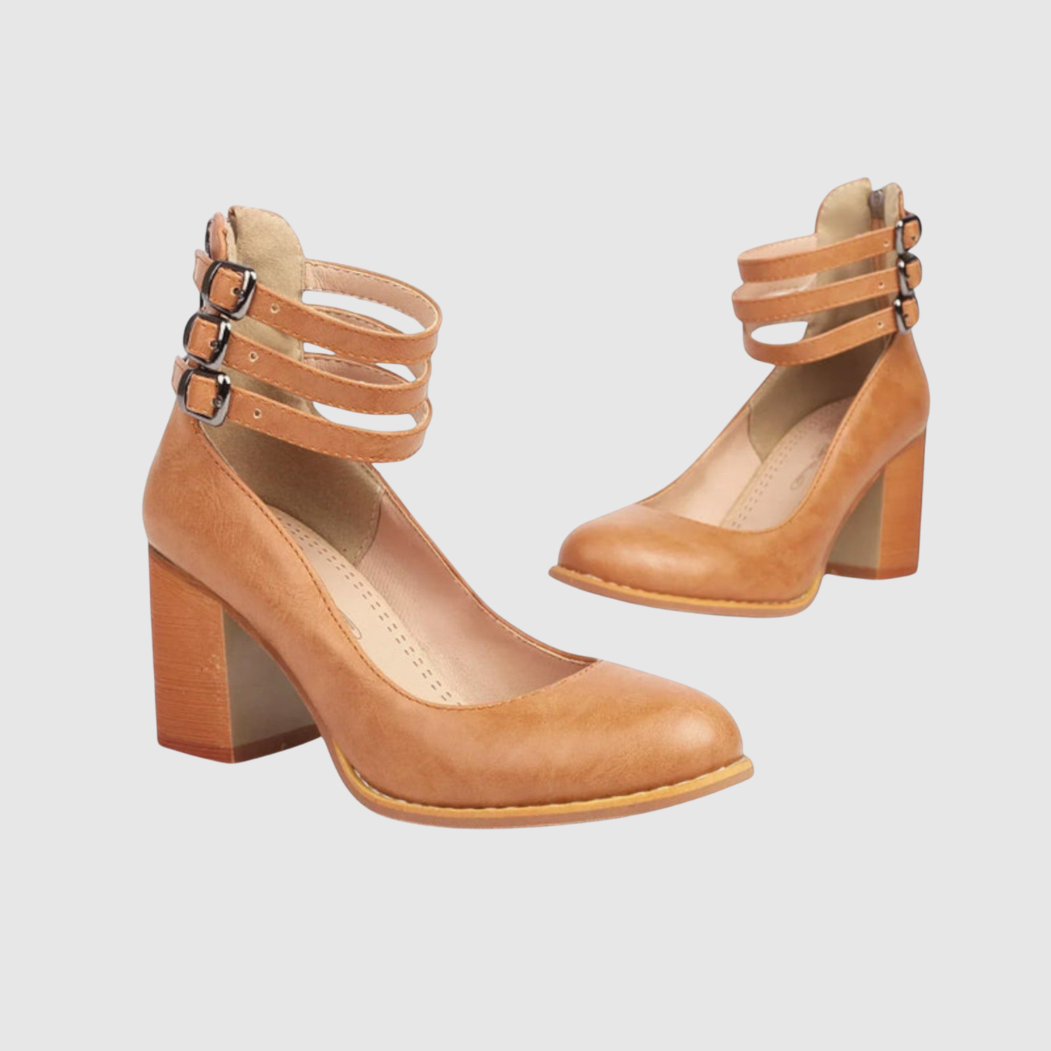 Teodora - Sandały z paskiem wokół kostki