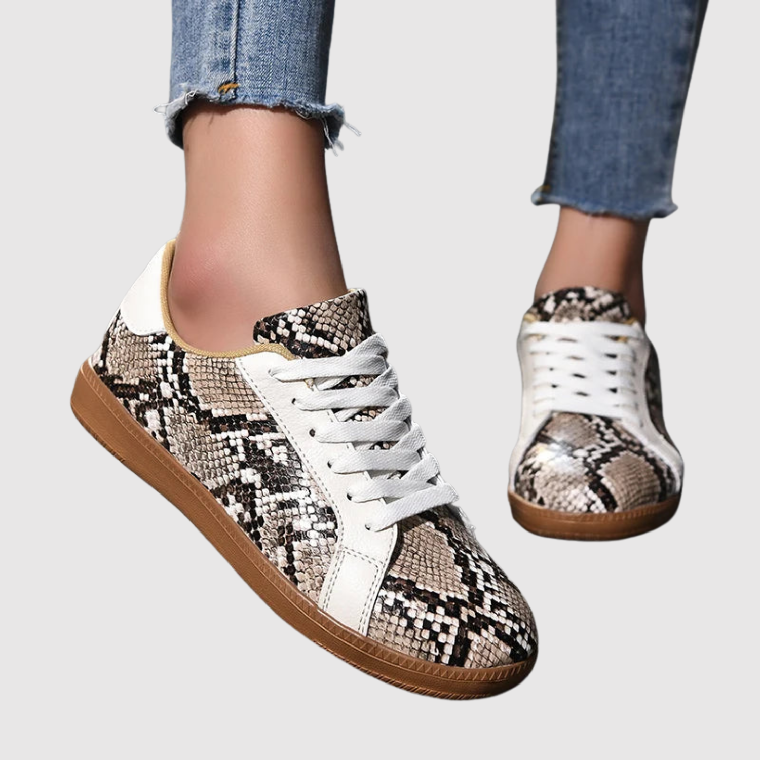 Rita – Tenisówki w wężowy wzór