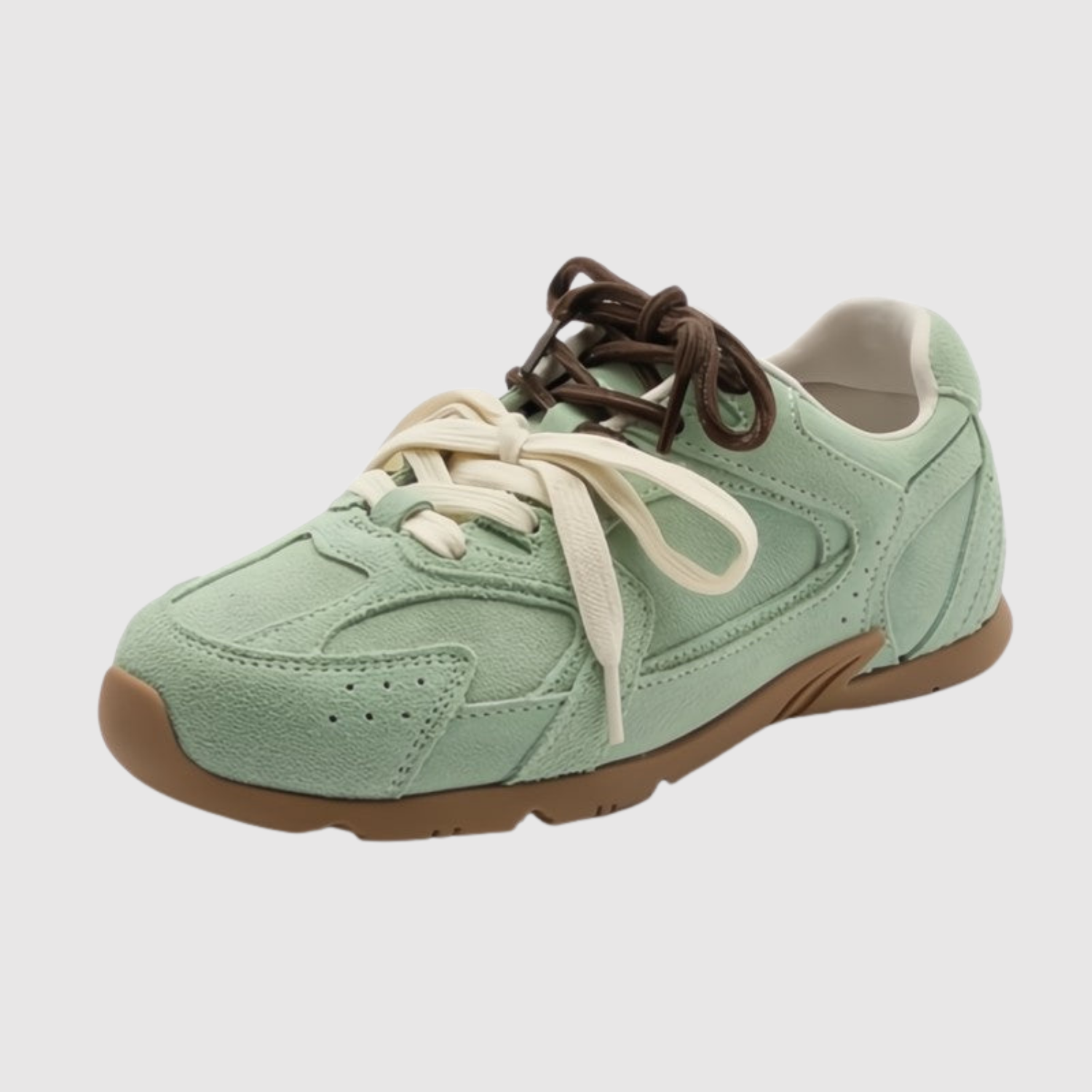 Rita – Sneakersy o welurowym wyglądzie