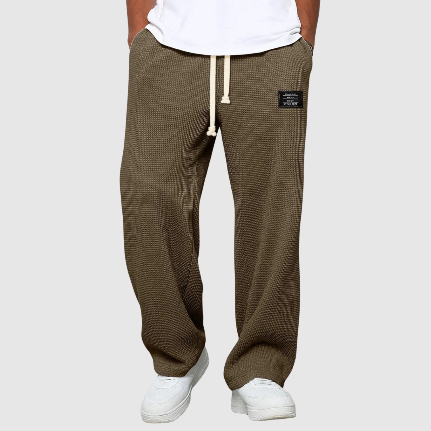 Denis - Męskie codzienne spodnie o szerokim kroju