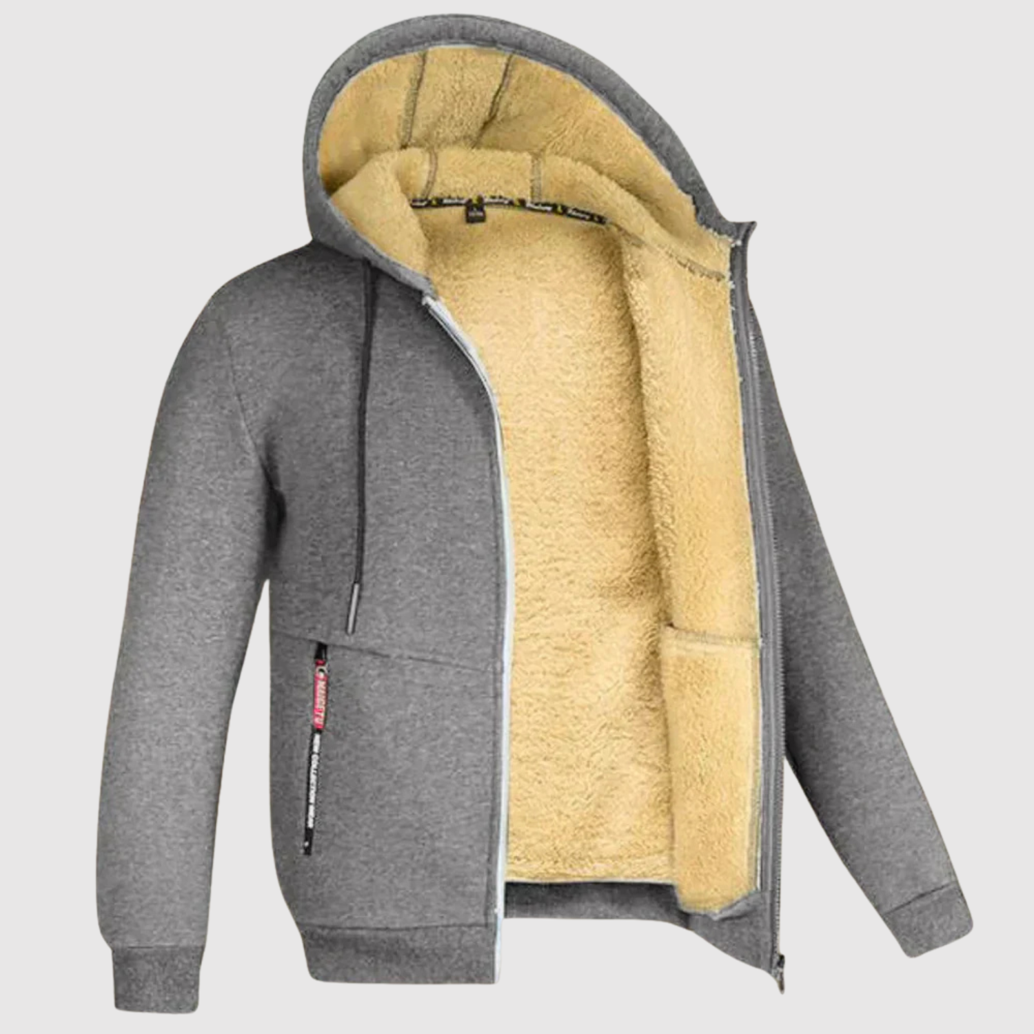 Marek - Bluza z ciepłą podszewką sherpa