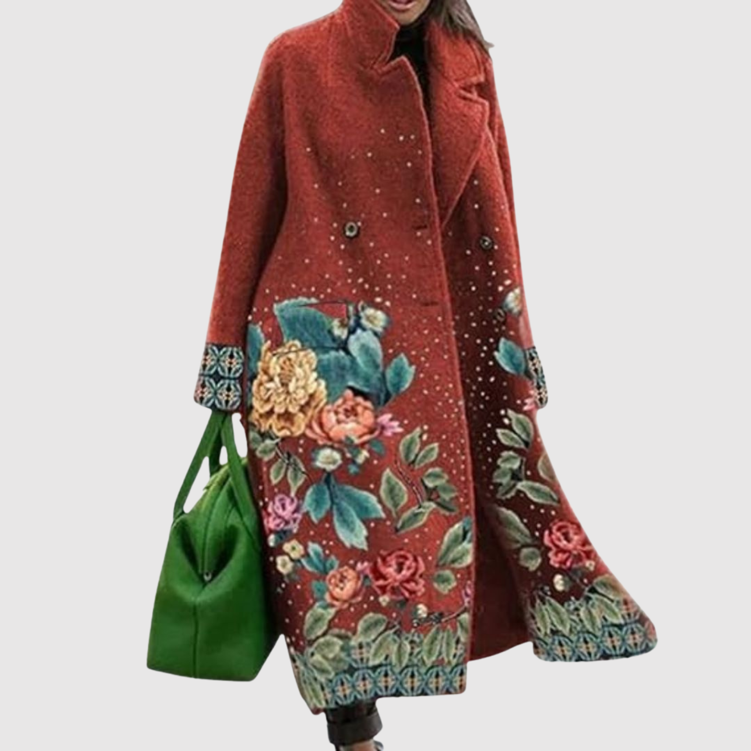 Jelena - Sztuka płaszcz o luźnym kroju