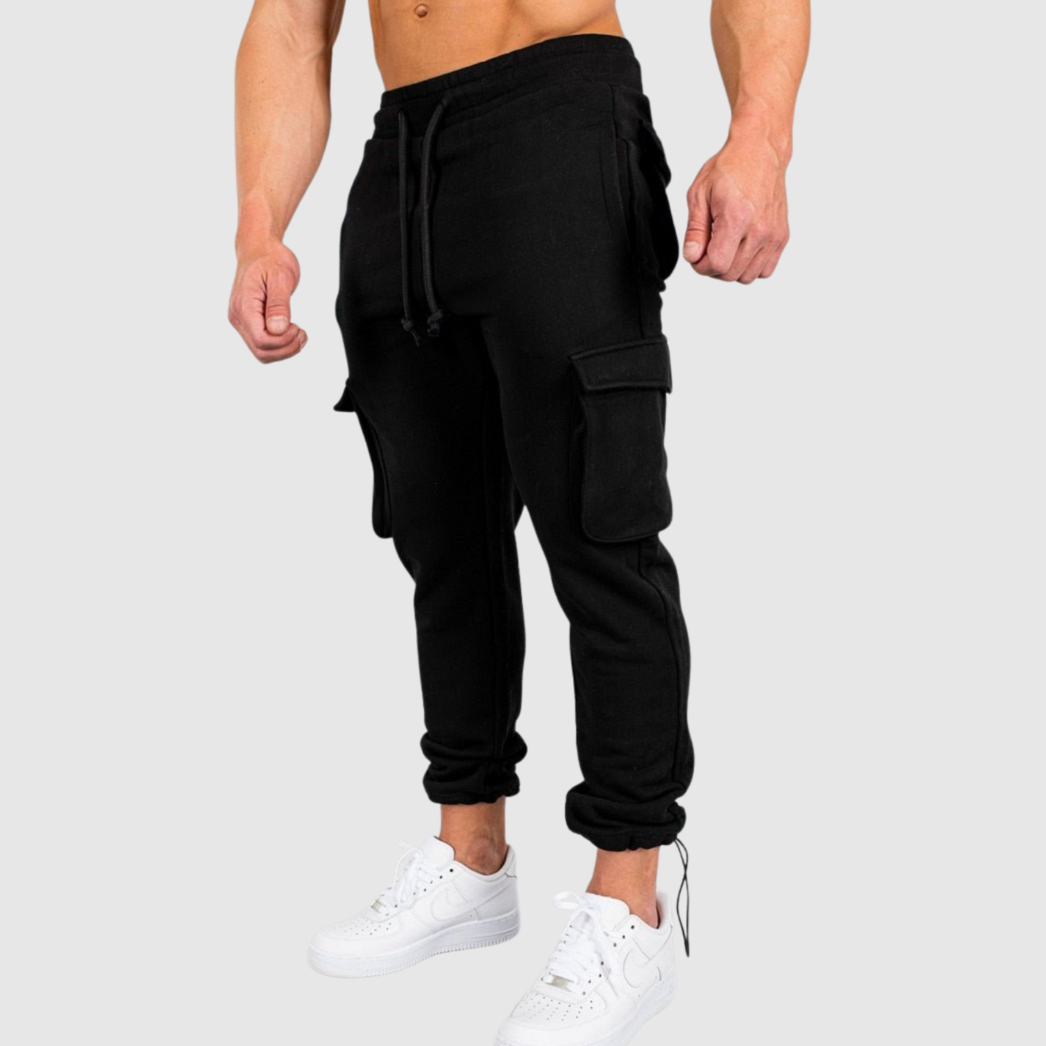 Denis – Spodnie treningowe cargo o nowoczesnym kroju