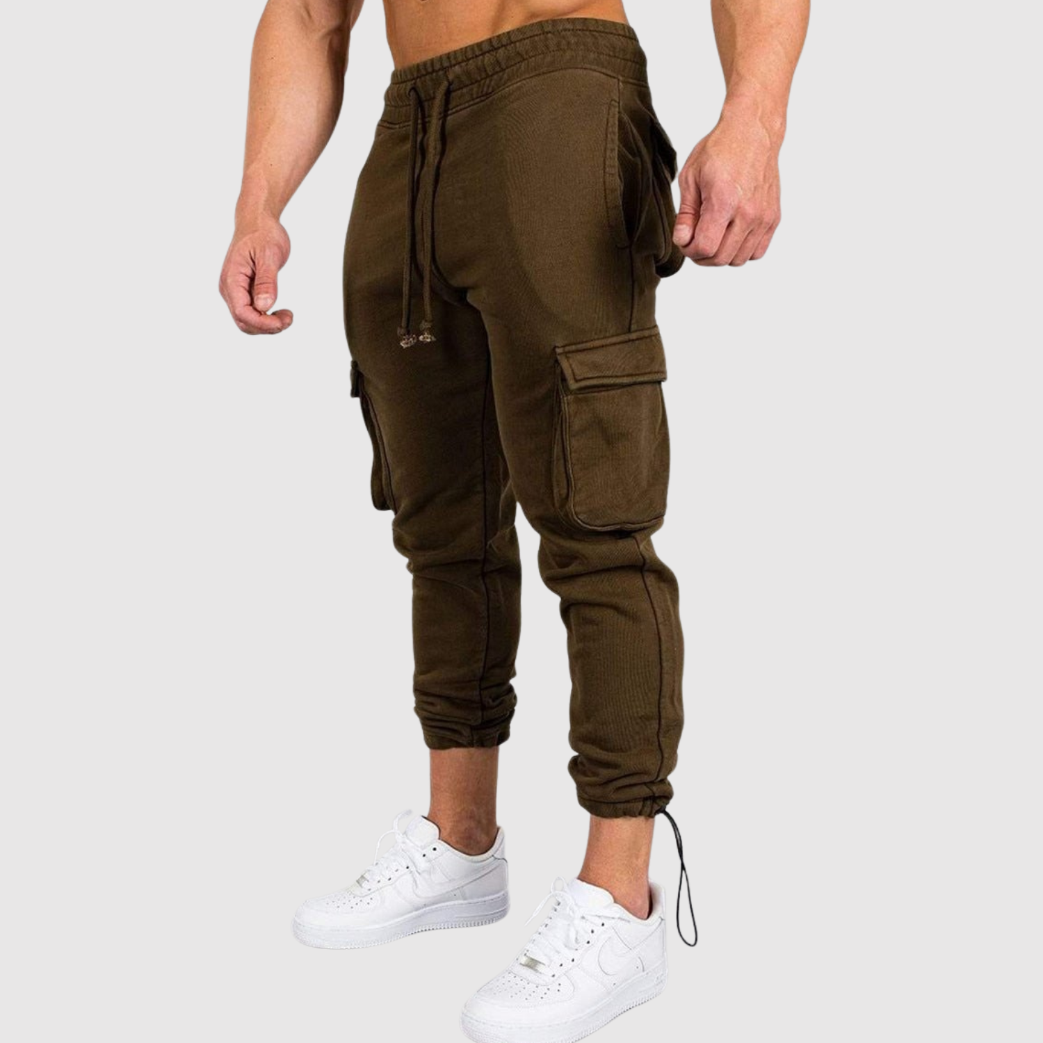 Denis – Spodnie treningowe cargo o nowoczesnym kroju
