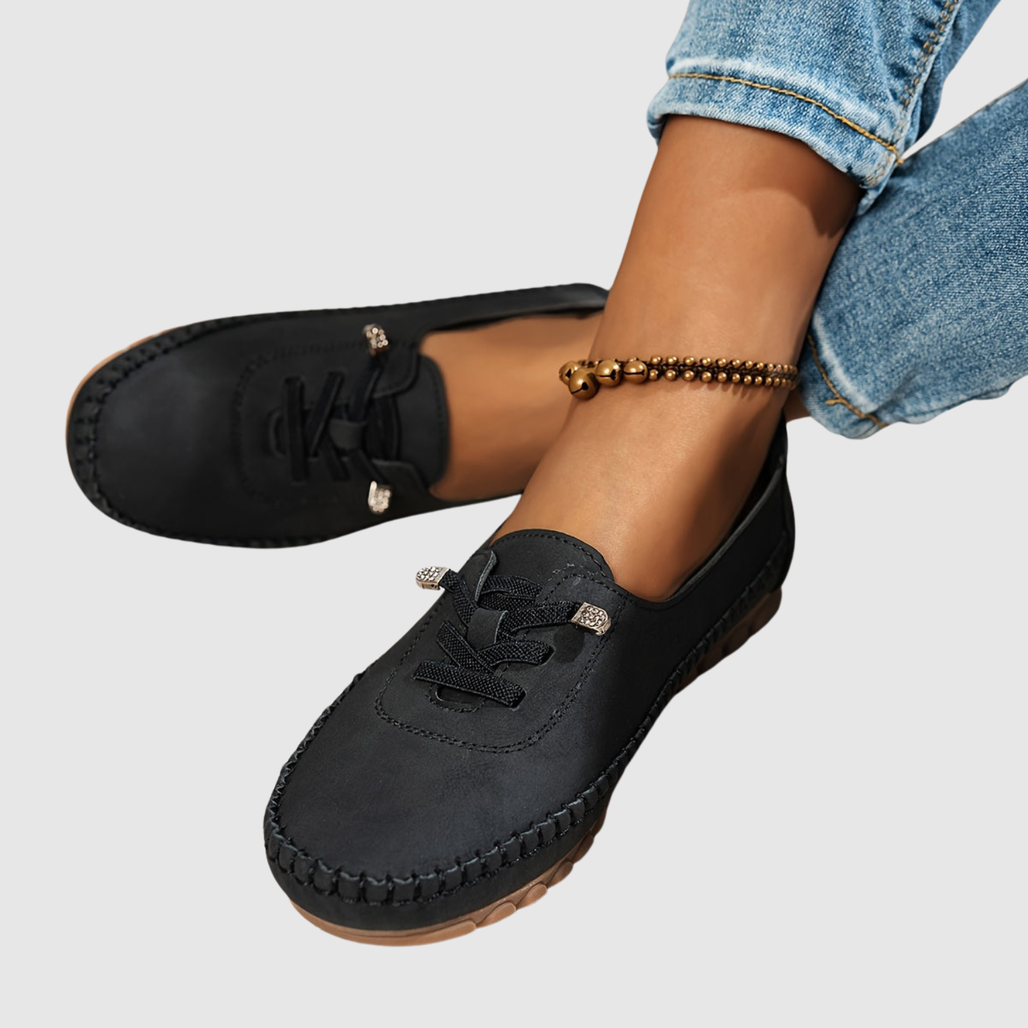 Rita - Komfortowe mokasyny z kokardą