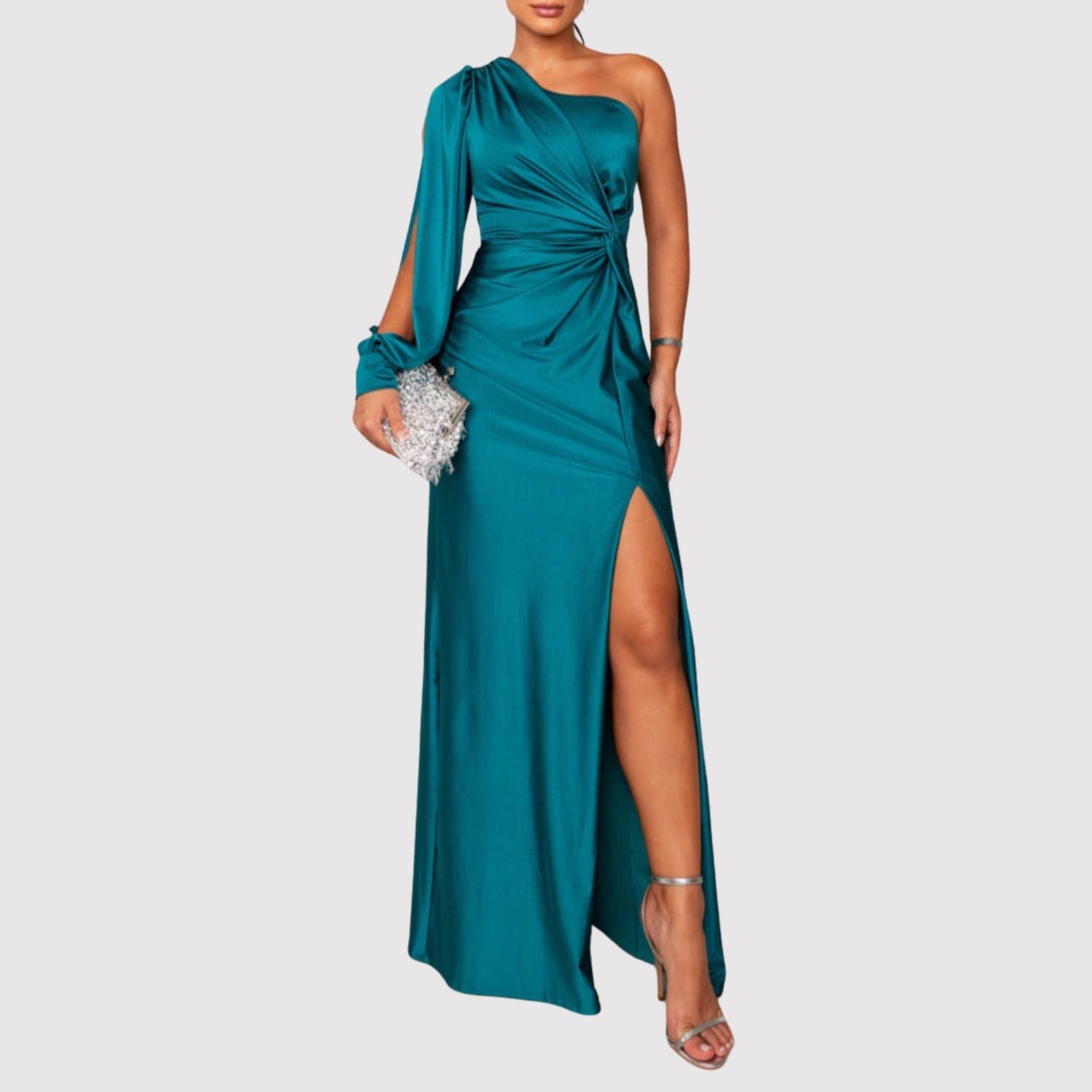 Eliška - Elegancka asymetryczna sukienka wieczorowa