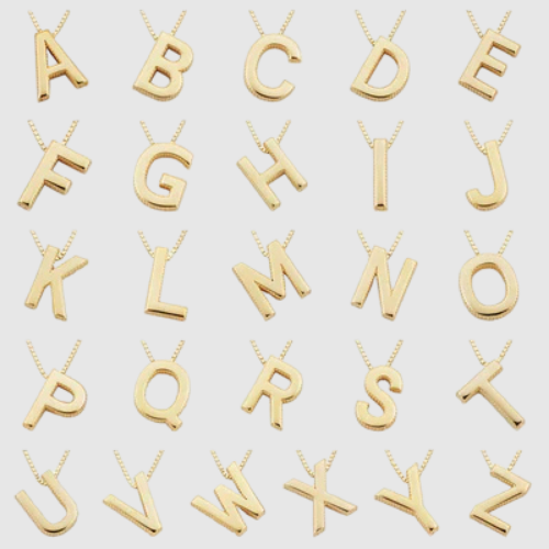 Amélie – Naszyjnik z literą i osobistym charm