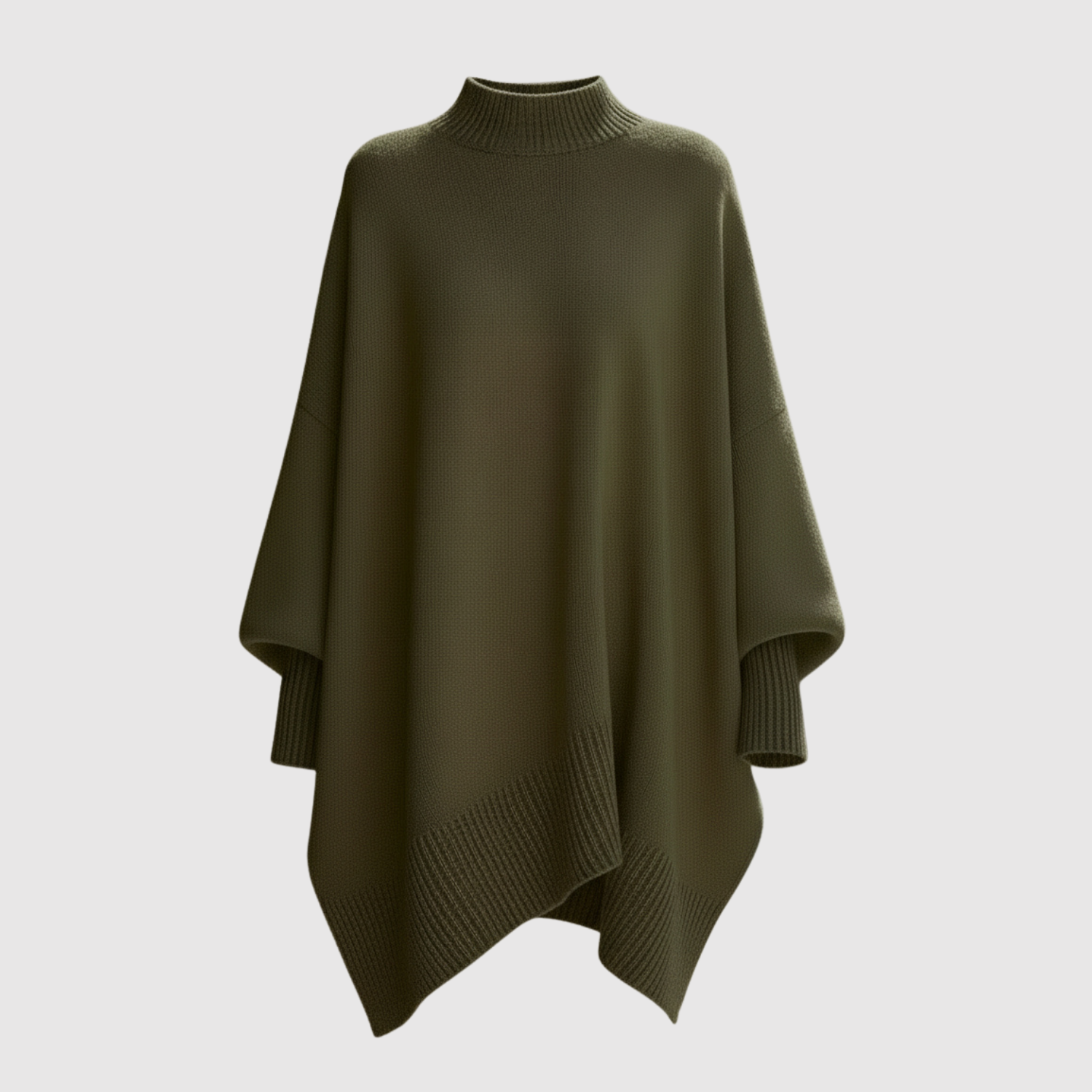 Nora - Elegancki pleciony ponczo z nowoczesną linią