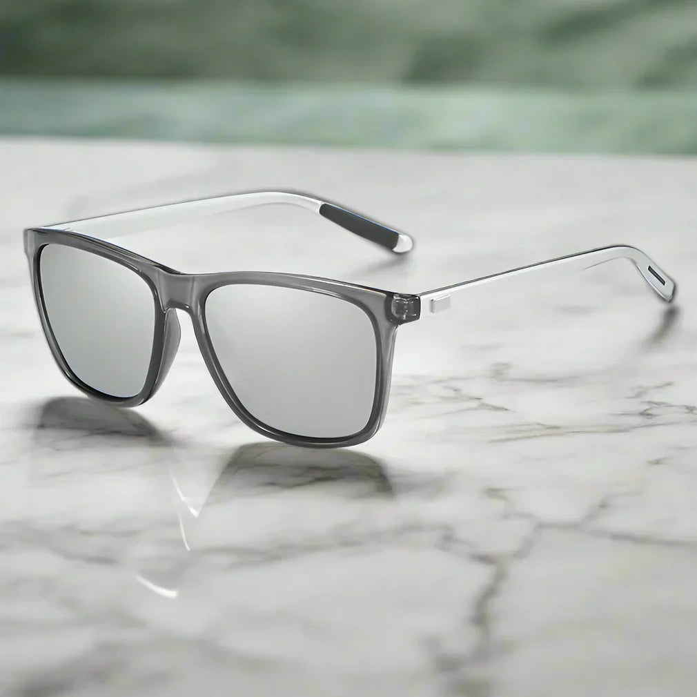 Alex – Okulary przeciwsłoneczne w klasycznym stylu pilotów z lustrzanymi szkłami