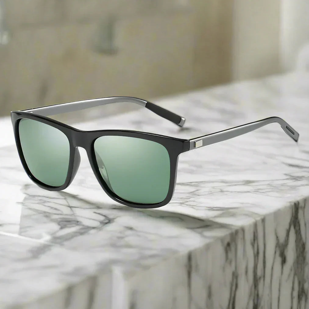 Alex – Okulary przeciwsłoneczne w klasycznym stylu pilotów z lustrzanymi szkłami