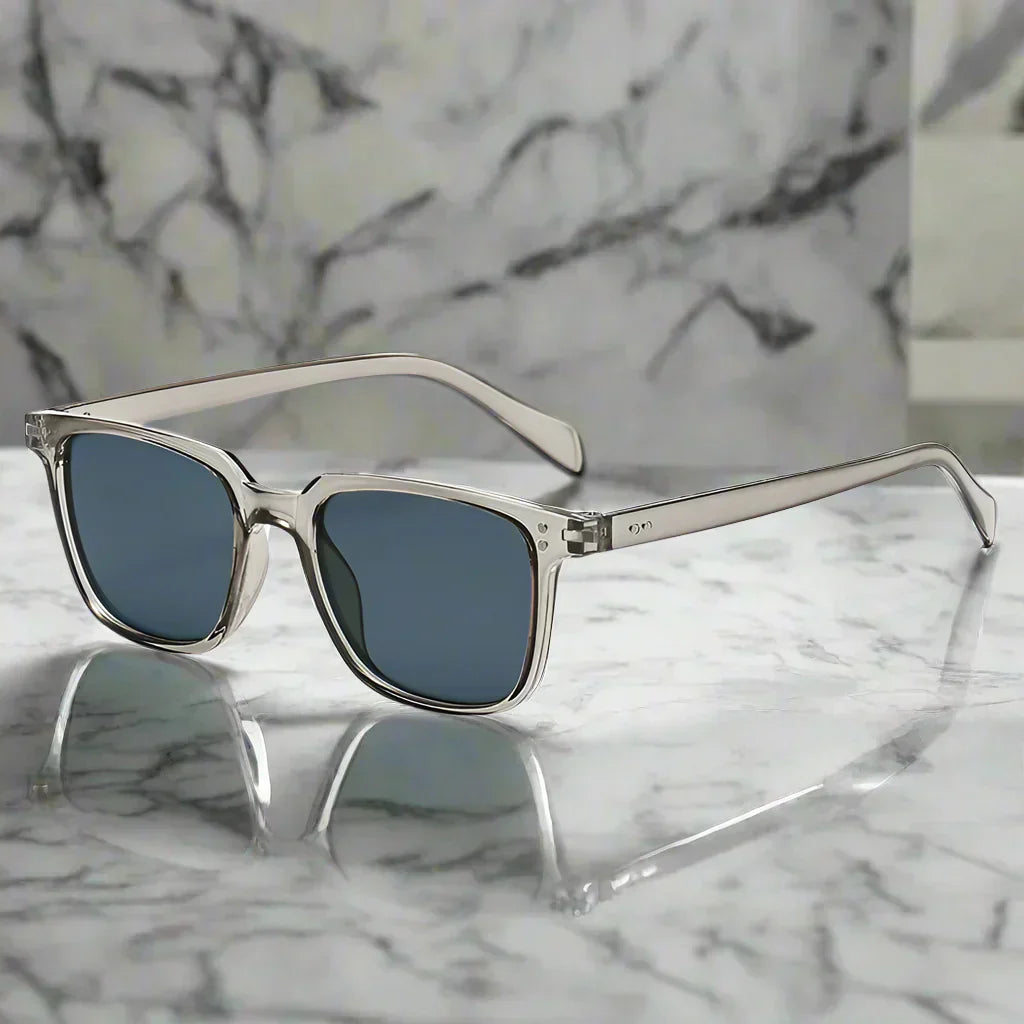 Alex – Okulary przeciwsłoneczne z klasyczną oprawą i retro wibracjami