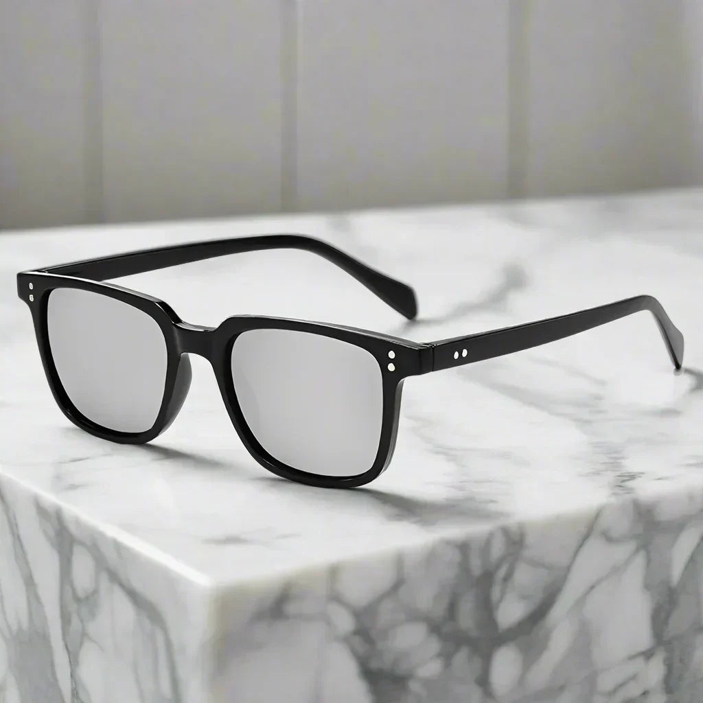 Alex – Okulary przeciwsłoneczne z klasyczną oprawą i retro wibracjami