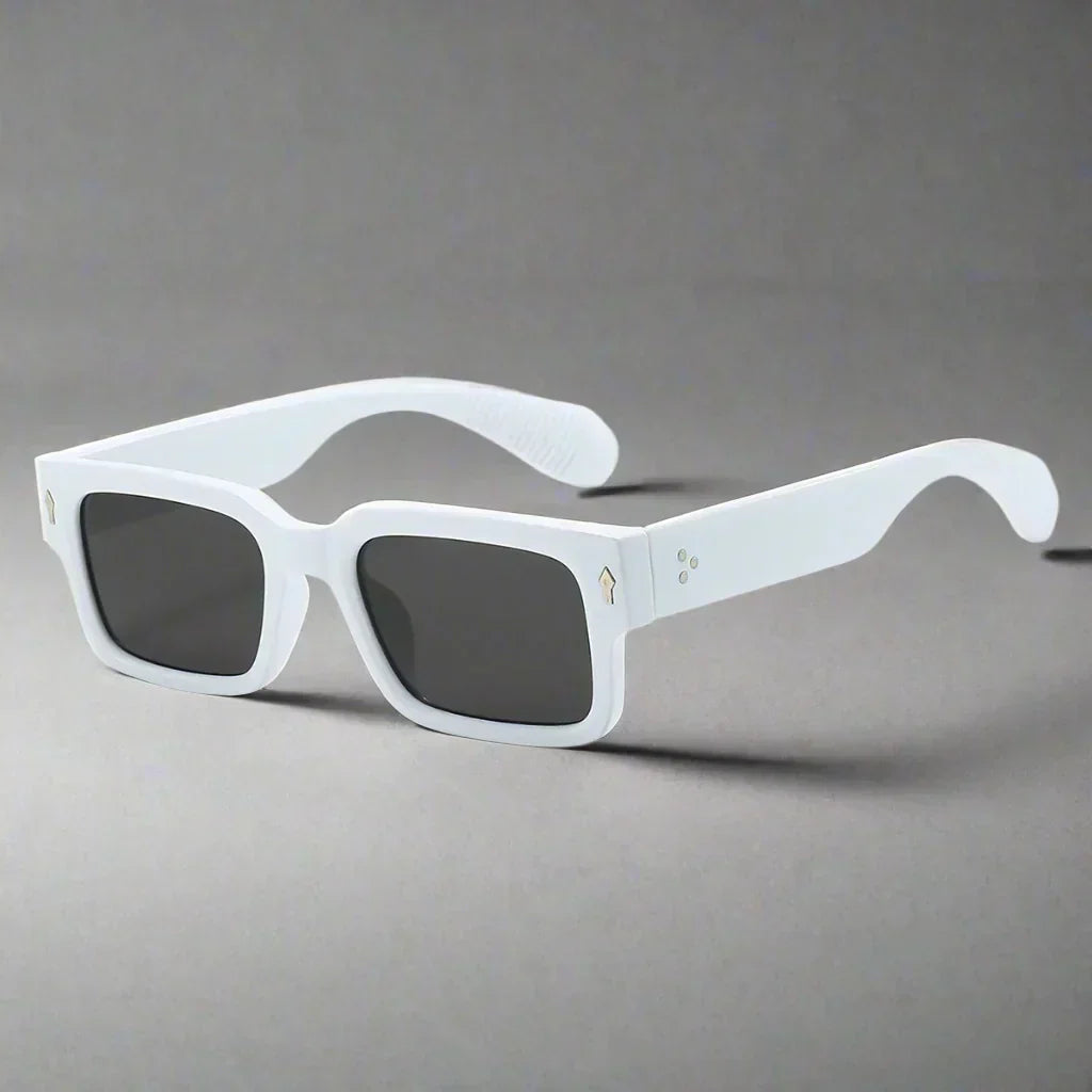 Alex – Prostokątne okulary przeciwsłoneczne o wyrazistym wyglądzie