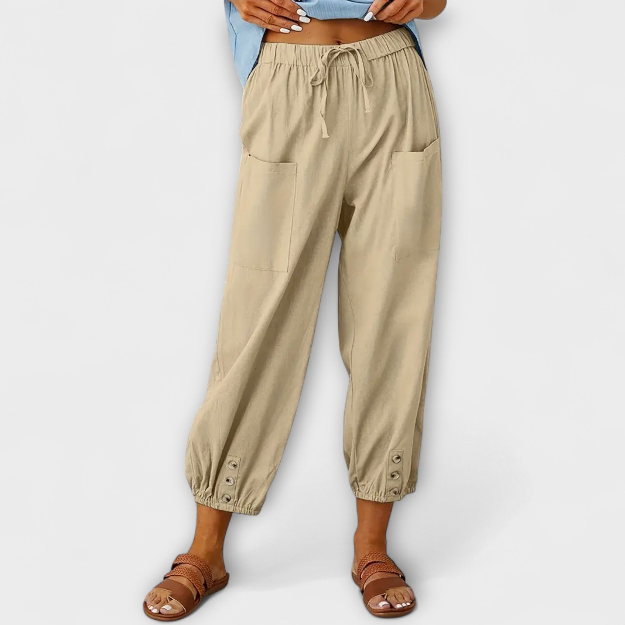 Mira - Letnie spodnie haremowe